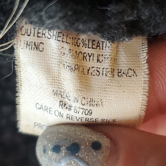 Amazing leather winter jack size 3T - Picture 12 of 12